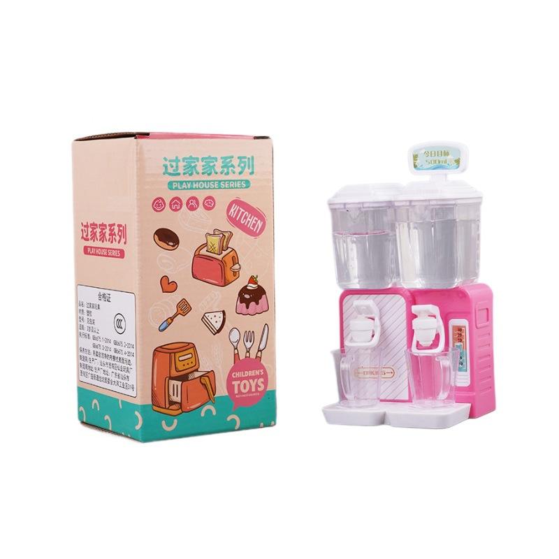Mini Simulation Water Dispenser Drinkable Water Summer Toy Direct Drinking Machine Beverage Machine Play House Doll House Model Ornament