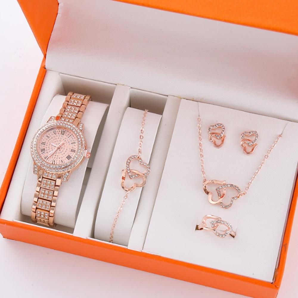 

Женские кварцевые часы с римскими цифрами и бриллиантовым браслетом, лидер продаж Factory Direct Price