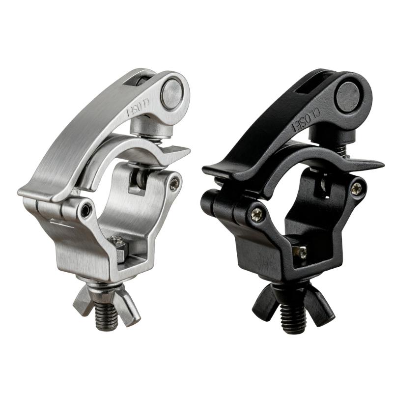 Heavy Type Light Fixture Clamp For 32mm To 35mm Pipe Secure Mounting Aluminum Magnesium Alloys