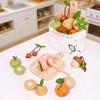 Solid Wood Fruit Cutting Set for Children's Early Education & Development - Pretend Play Wooden Toys