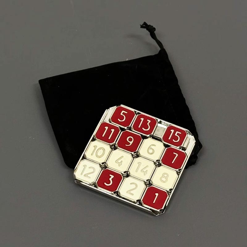 Digital Huarong Road Sliding Puzzle for Kids - Educational Brain Training Stress Relief Toy for Elementary Students To Kill Time