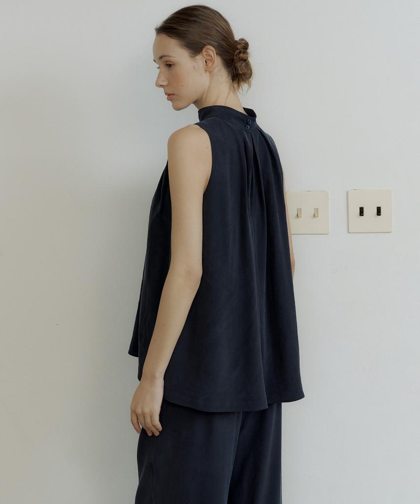 OCTETTE Roel High Neck Blouse_2Color