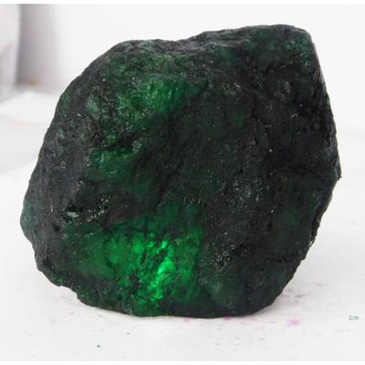 1155 Ct Natural Uncut Green Emerald Certified Rough Loose Gemstone Free Delivery