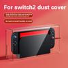 For Switch 2 Dustproof Protective Case Transparent Acrylic Protective Cover Switch Compatibility Display Box Game Accessories