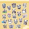 50 Panda Style Graffiti Stickers Ins Style Children's Cute Hand Account Stickers Water Cup Mobile Phone Waterproof Creative Stickers