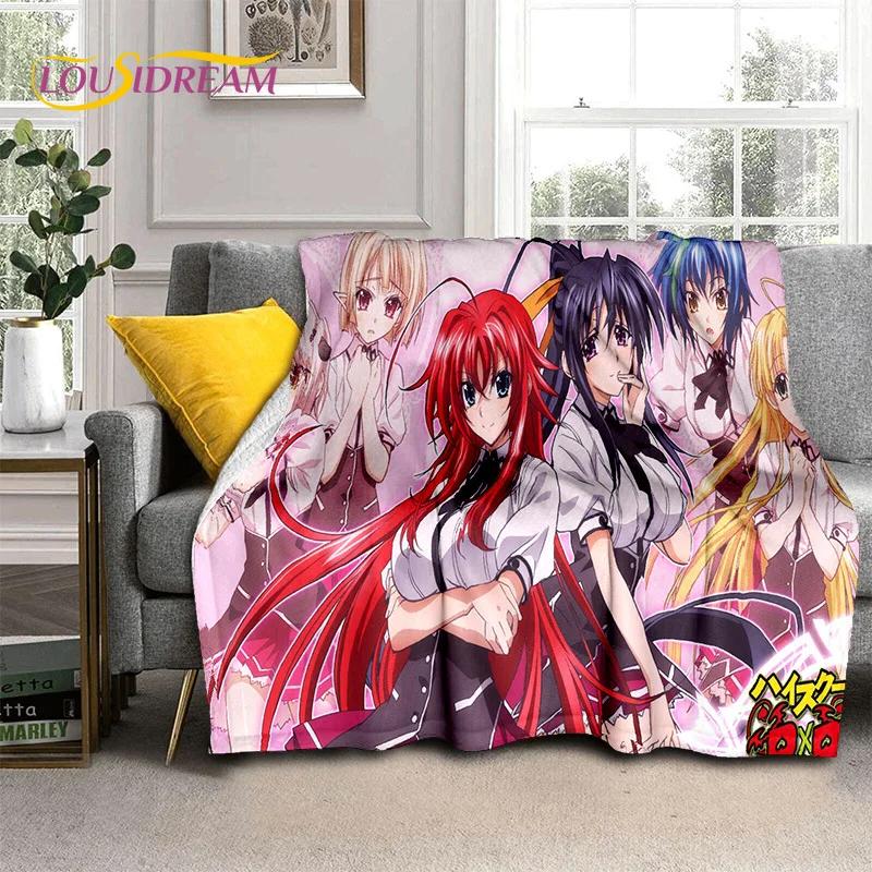 Cartoon Sexy Girl High School DxD Anime 3D Blanket,Soft Throw Blanket for Home Bedroom Bed Sofa Picnic Travel Cover Blanket Kids