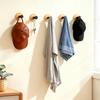 1 Pc Bamboo Wood Wall Hook - Adhesive Hanger for Clothes, Keys & Kitchen Gadgets, Home & Bathroom Organizer