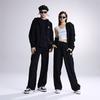 MLB Sweatshirt Jacket Unisex Black 3ATRB0134-50BKS