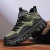 Autumn and Winter Men's Outdoor Martin Boots Fashion Medium and High Top Sports Leisure Non-slip Mountaineering Shoes Men's Shoes