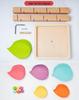 Macaron-Colored Beech Wood Music Tree: Montessori Sensory Roller Ball Toy for Early Learning