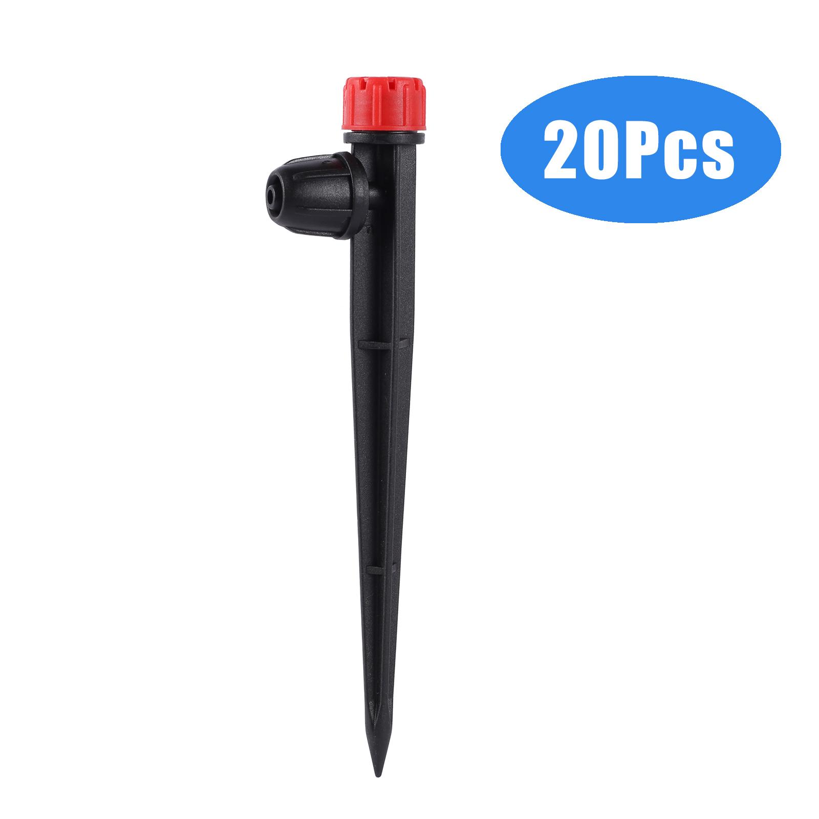 10 шт. 360-градусная разбрызгивающая головка спринклера Сельское хозяйство Цветок Газон Полив Форсунка Соединение 1/4 Шланг Автоматическая форсунка