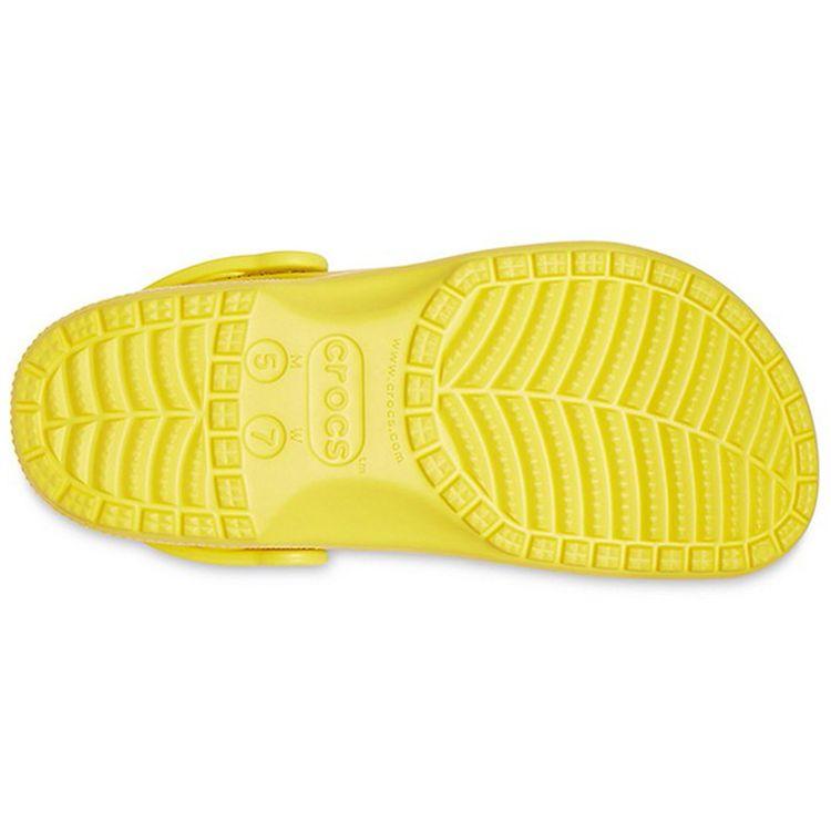 Crocs Smiley X  Smiley Face Pattern Beach Sandals Unisex Sandals Yellow 207213-90H