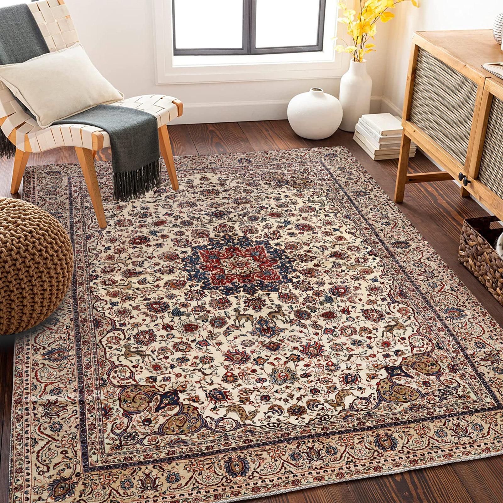 

Американский деревенский стиль ретро ковер гостиная диван спальня кабинет кухня входная дверь коврик противоскользящий легкая роскошь декор мат 40x60cm