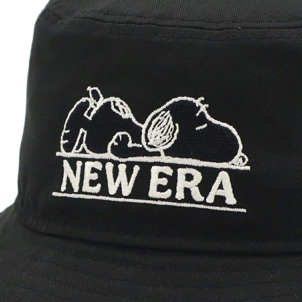 New Era Bucket Hat Sizes Peanuts Snoopy ONSPOTZ and Stylish Streetwear Perfect for Festival UV Variety Bucket-01 (14676932, NER36C4108) Black, S/M,