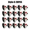 1-20PCS Halloween Cosplay Masquerade Mask Full Face Hand Painted Design for Kids and Adults Party Decoration Costume Accessories