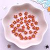 100Pcs 7mm Resin 3D Colorful Mini Osmanthus Flower Gems Flat back Stone Scrapbook Jewelry Wedding Applique Nail Art Decor Crafts