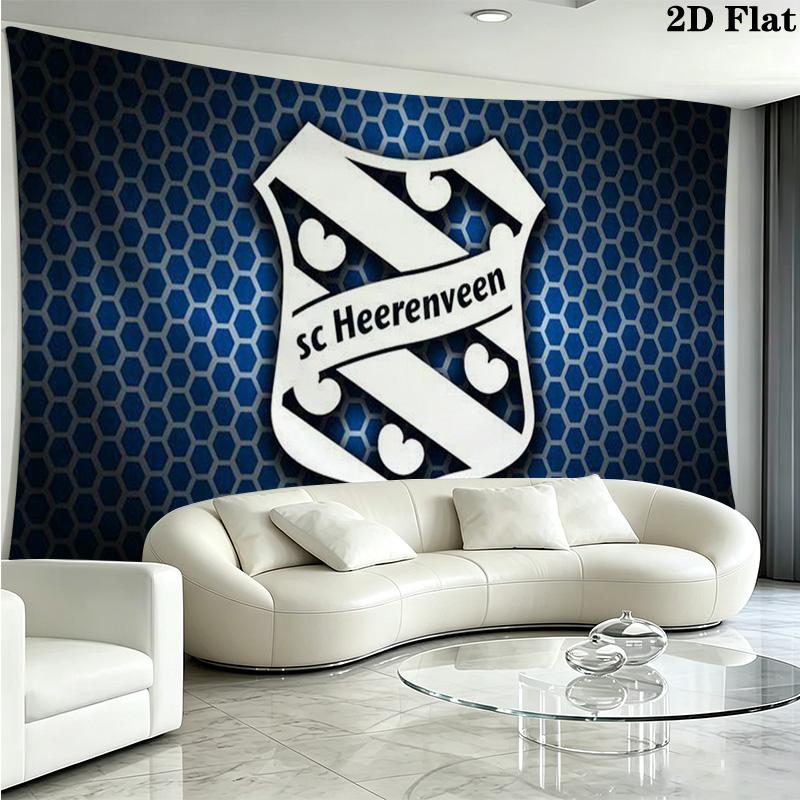 Heerenveen Wall Tapestry Aesthetic Wall Hanging Printed Fabric Blanket Decorative Tapestries for Bedroom Living Room Home Decor