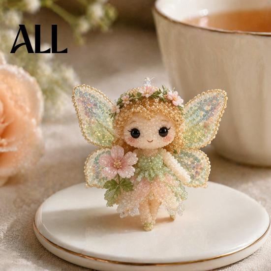 Kit Animale con Perline 3D 1 Set Kit Fai da Te, Artigianato Artistico con Perline con Istruzioni, Insetto Uccello Fata Fatto a Mano per Bambini Adulti Principianti Perline Decorative