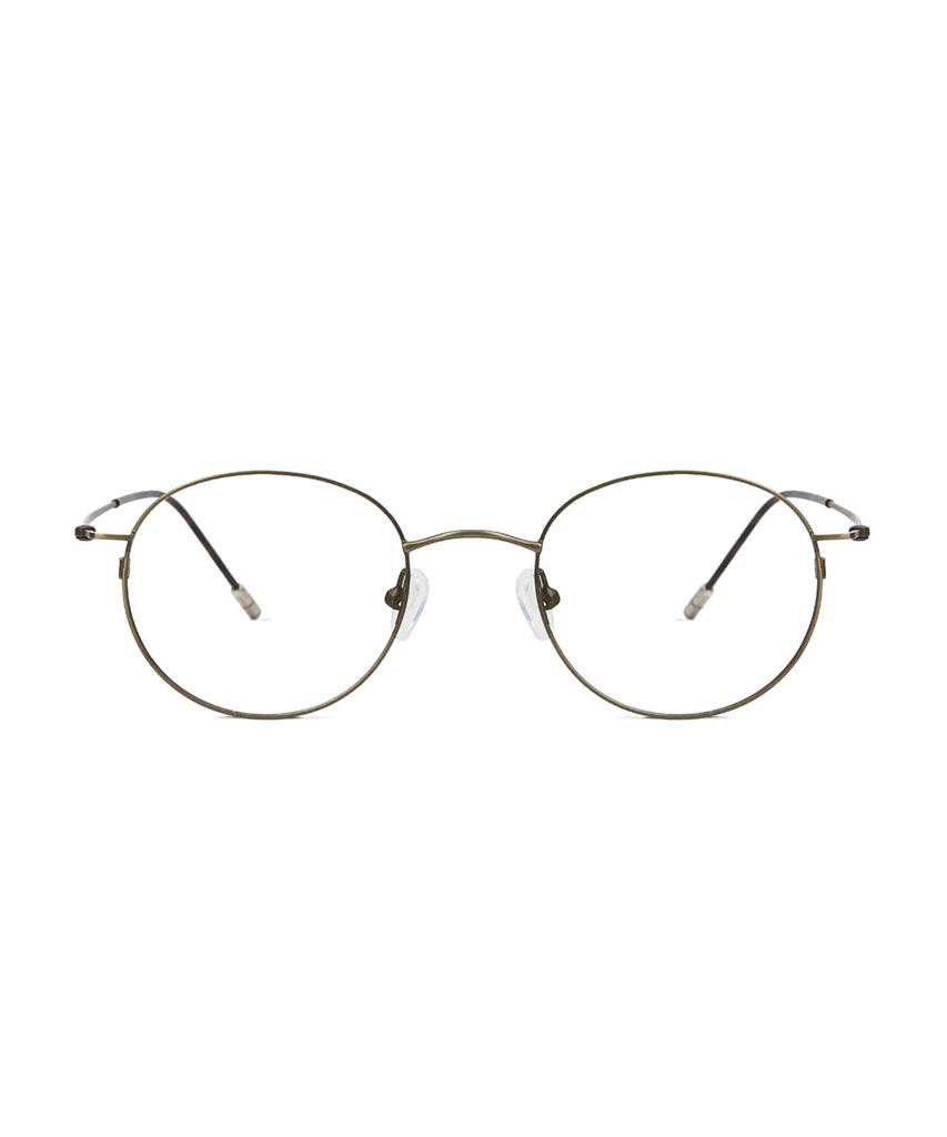 Loulou R Eye 182 Round Hinge Glasses 50 Antic Gold