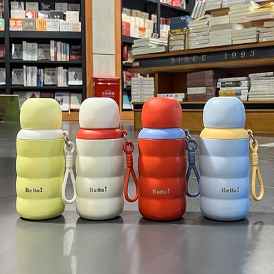 Neue 316 Edelstahl Kreative Strohhalm Isolierbecher Kleiner Dicker Outdoor Sport Mini Hohes Aussehen Tragbarer Wasserbecher