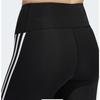 Adidas Logo Stripe Print Tight Fitness Shorts Women Shorts Black H64228
