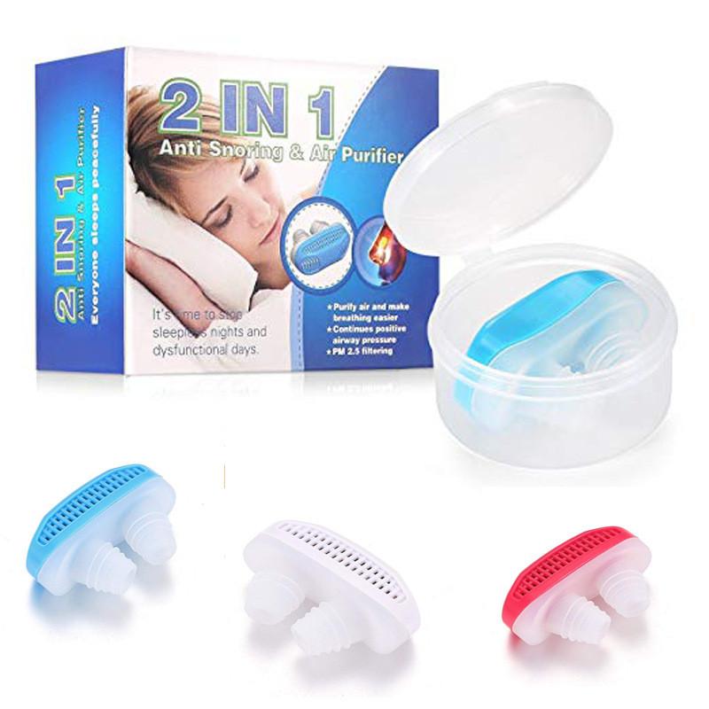 Anti Snoring Nasal Clip With Air Purification For Home Sleep Assistance