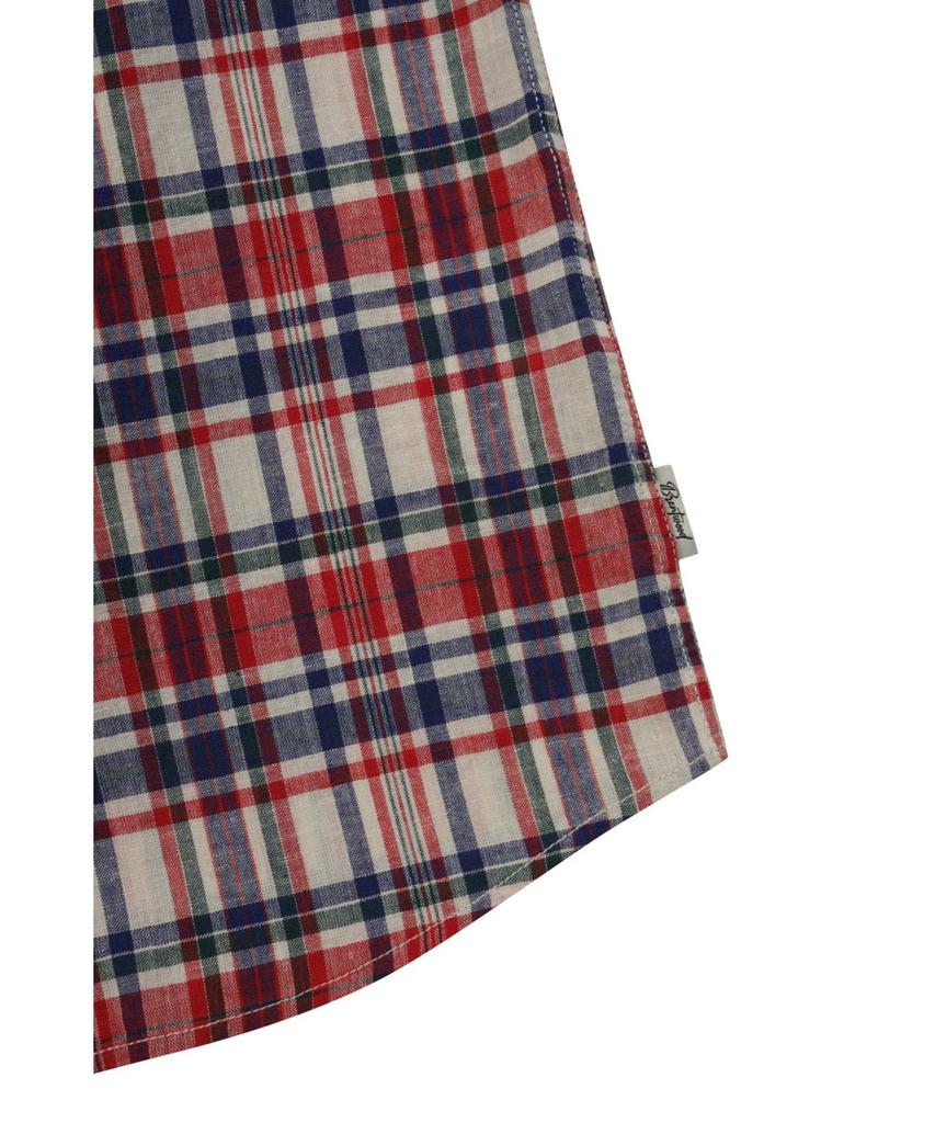 BRENTWOOD Linen Cotton Multi Check Casual Shirt Brsam26452Rex