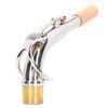 Alto Saxophone Neck Bend 24.5mm Sax Part Instrument Accessory for Replacement Silver