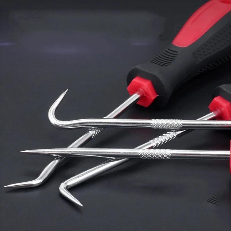 4Pcs/set Portable Pick and Car Hook Oil O Ring Seal Remover Auto Disassembly Accessories Pick Set Craft Hand Removal Tool