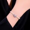 Elegant Pearl & Diamond Beaded Bow Bracelet - Chic, Versatile, and Luxurious Hand Jewelry