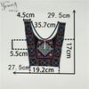 Polyester Embroidered Lace Collar Diy Handmade Imitation Pearl Lace Applique Women'S Accessories