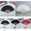 Lace Design Folding Fan Floral Pattern Handheld Fan Vintage Lace Hand Fan  Party