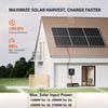 100A MPPT Solar Charge Controller with LCD Display, Used for 12V/24/36/48 Batteries, Auto Tracking, Compatible with Lead-acid Batteries