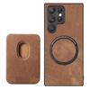 2 IN 1 Magnetic Cards Bag Detachable Vintage Leather Case For Samsung Galaxy S23 Ultra S22 Plus S24 A54 A14 A24 A15 A25 Cover