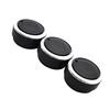3pcs AC Switch Knobs Air Conditioning Heat Control Knob for Platz Vios Vitz Yaris Ho X Black