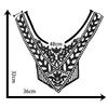 Women's Water Soluble Lace Milk Silk Embroidered Floral Collar Fabric