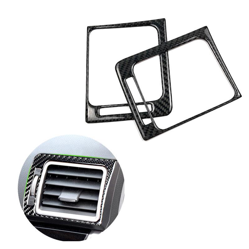 

Для Subaru Forester 2016 2017 2018 2 шт. углеродное волокно кондиционер вентиляционное отверстие на выходе