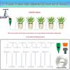 Automatic Adjustable Drip Irrigation System for Potted Plants - Ideal for Lazy Gardeners & Travelers