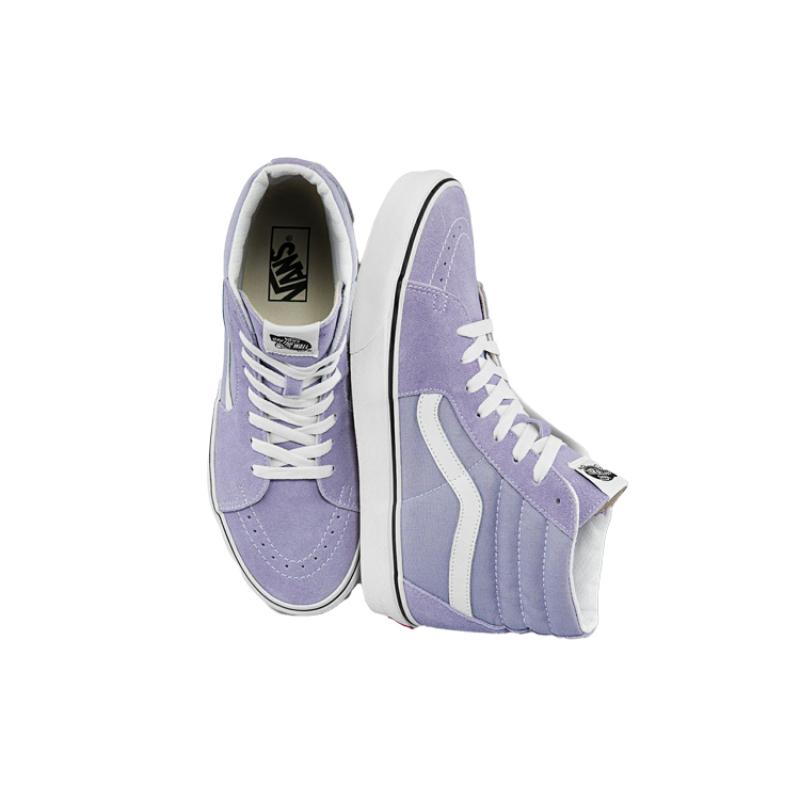 Vans Unisex SK8 Hi High Top Sneakers Purple Light Purple Vans VN0A5JMJARO