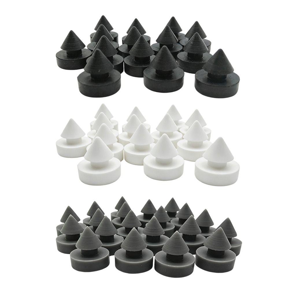 10Pcs 12*12mm Rubber Nail Plug Anti Collision Elevator Door Stopper Security Shock Absorption