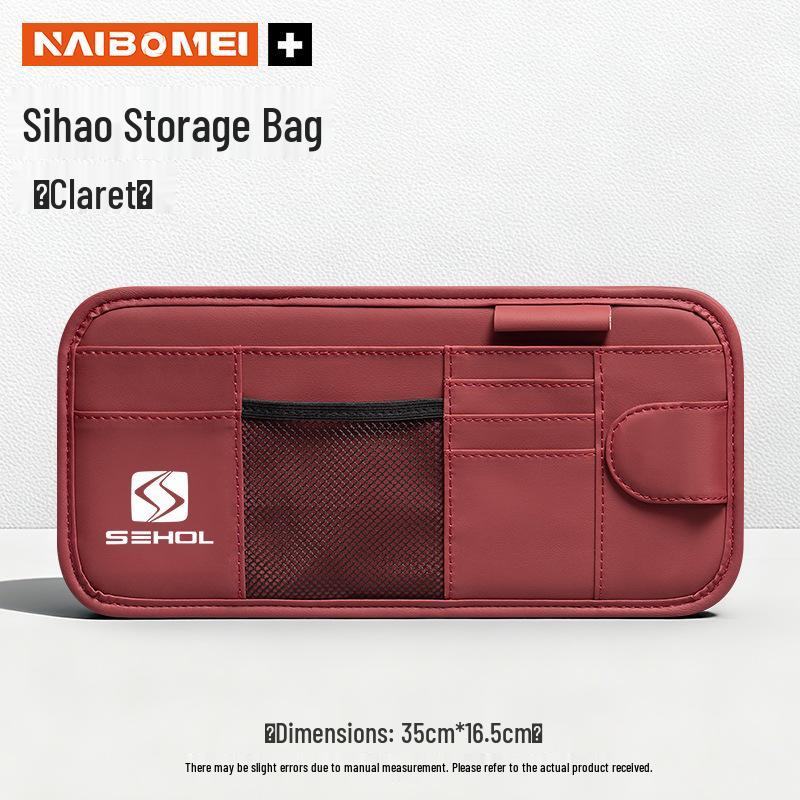 JAC Sehol A5/E10X/E40X/E50A Car Sun Visor Glasses Clip & Storage Bag