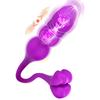 Telescopic Vibrator for Women 10 Frequency Vibrating Egg Vaginal Ball G-Spot Clitoral Stimulator Love Egg Sex Toys for Couple