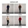 EMZ Erdos Men's 100% Pure Wool Stand Collar Sweater