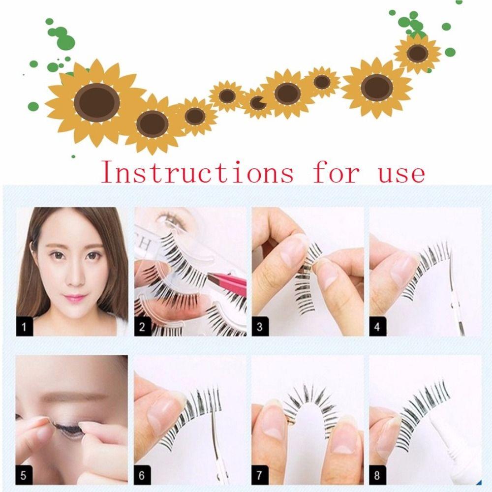 Women Beauty Fuffy Lashes Thick Long Eye Lashes False Eyelashes Eye Extension Diamond Manga Lashes