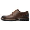Leather British Lace-Up Derby Formal Shoes Men Shoes Dark-Brown 261275517