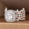 CopperGorgeous Cubic Zirconia Women Rings Temperament Elegant Female Engagement Wedding Jewelry