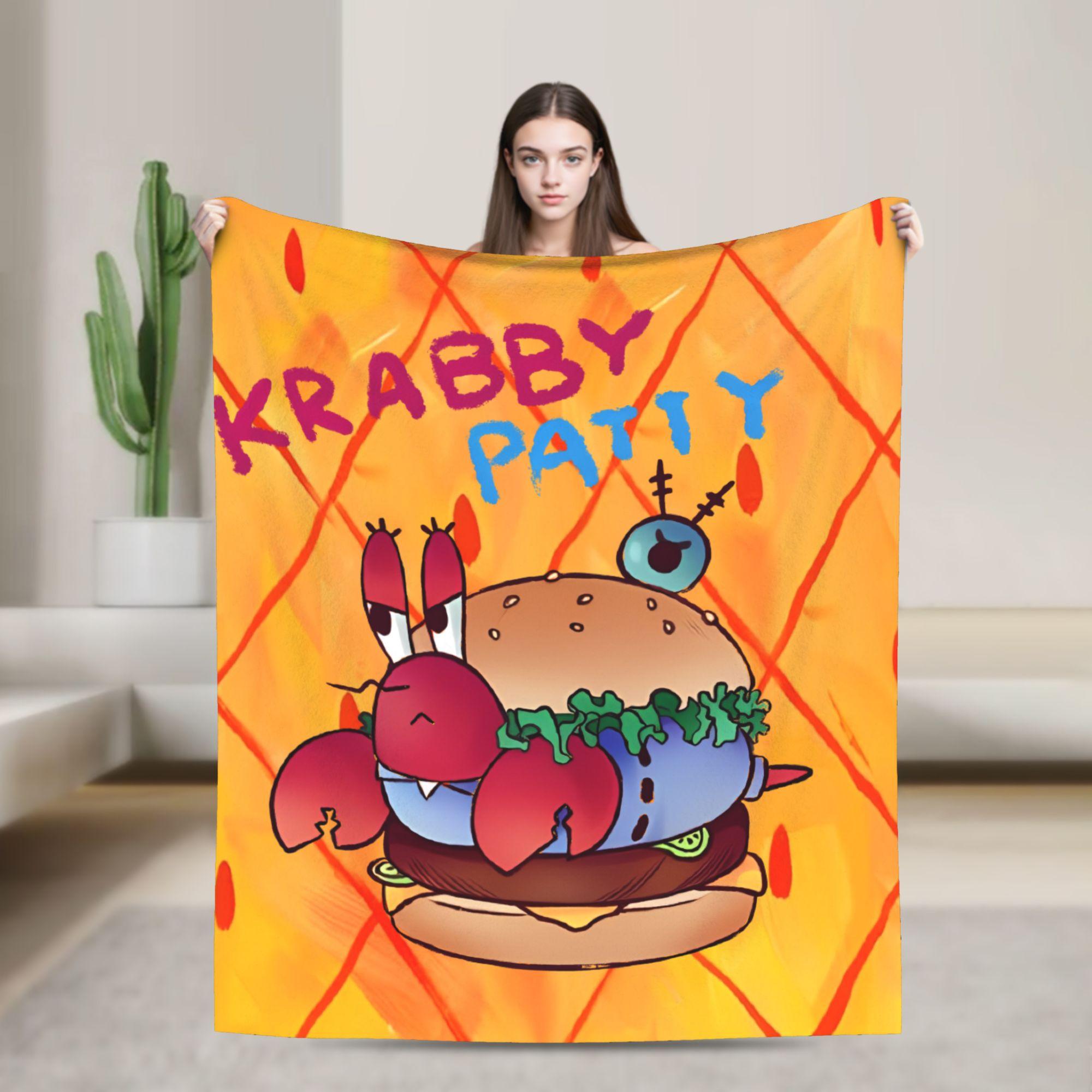 

SpongeBob SquarePants and Patrick Star Blankets Flannel Awesome Breathable Throw Blanket for Coverlet Spring Autumn 75x90cm