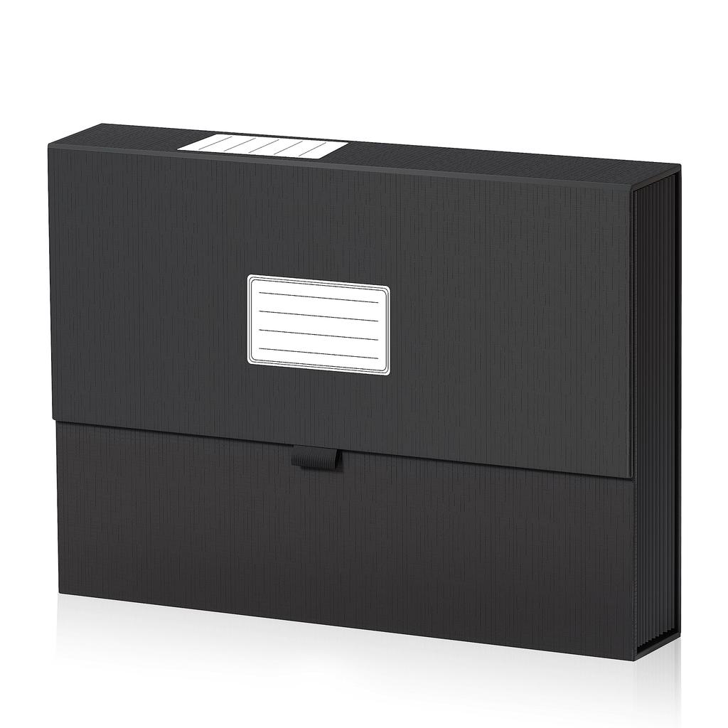 JiaWei A4 Document File Receipt File Classification File 12 13 Accordion Large Storage Case with Office Classroom Box, Organizer, Folder,