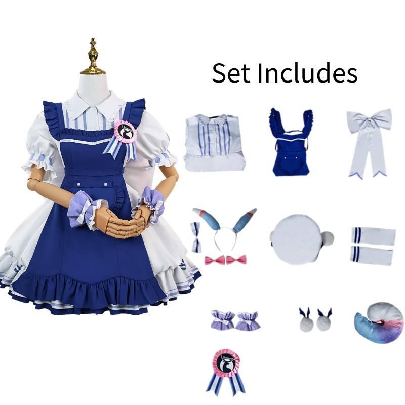Genshin Impact Sigewinne Cos Clothing Perform Cosplay Set Party Costume Xmas