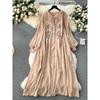 Women's Clothing Chubby Girl Loose Long Ethnic Style Dress